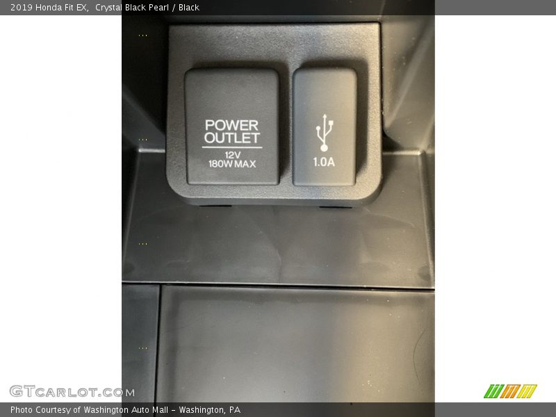 Crystal Black Pearl / Black 2019 Honda Fit EX