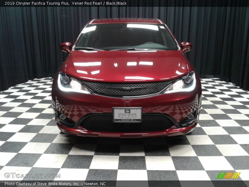 Velvet Red Pearl / Black/Black 2019 Chrysler Pacifica Touring Plus