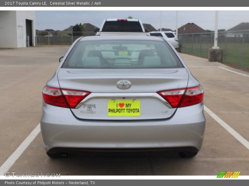 Celestial Silver Metallic / Ash 2017 Toyota Camry LE