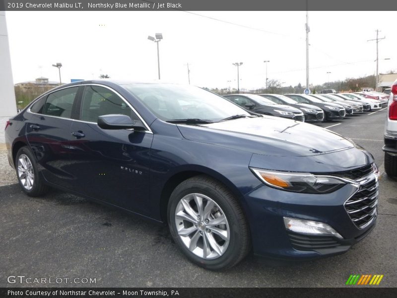 Northsky Blue Metallic / Jet Black 2019 Chevrolet Malibu LT