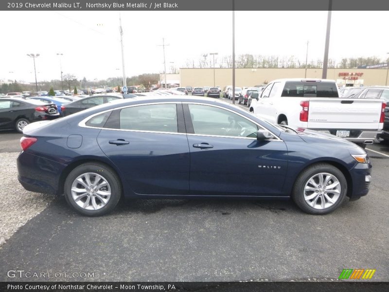 Northsky Blue Metallic / Jet Black 2019 Chevrolet Malibu LT