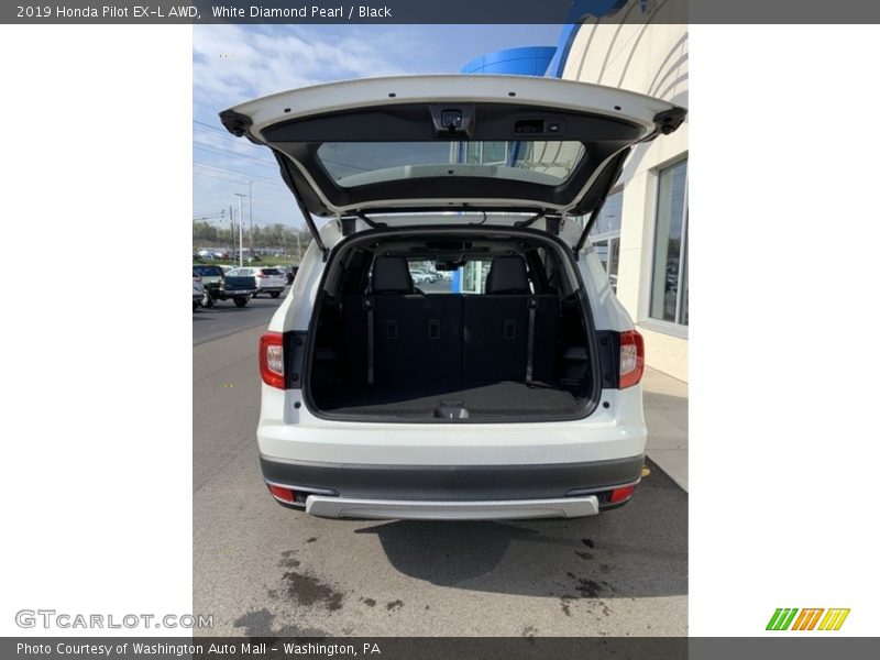 White Diamond Pearl / Black 2019 Honda Pilot EX-L AWD