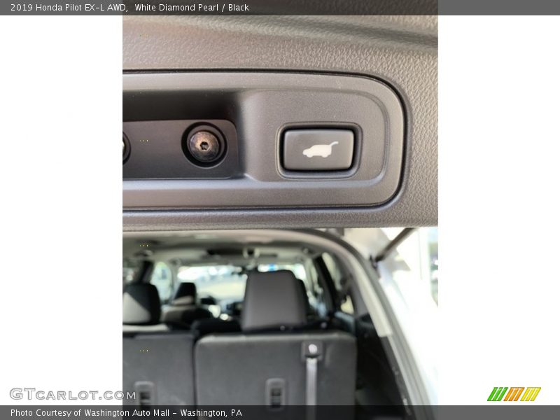 White Diamond Pearl / Black 2019 Honda Pilot EX-L AWD