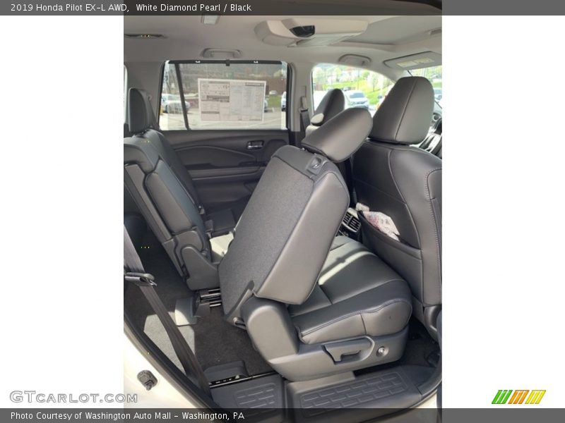 White Diamond Pearl / Black 2019 Honda Pilot EX-L AWD
