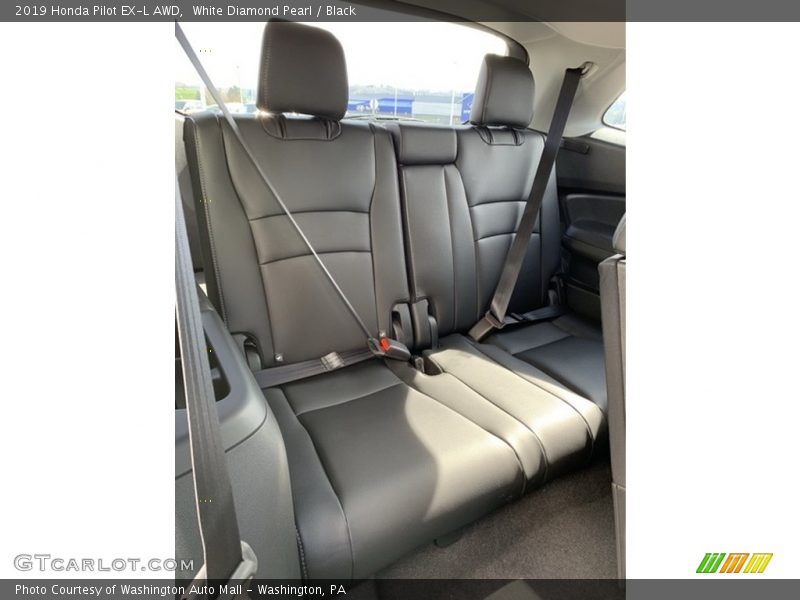 White Diamond Pearl / Black 2019 Honda Pilot EX-L AWD