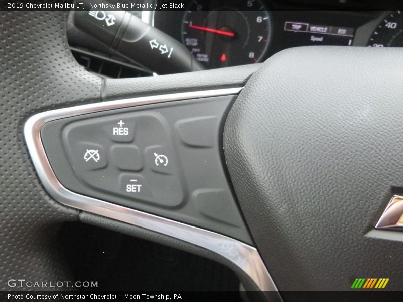 Northsky Blue Metallic / Jet Black 2019 Chevrolet Malibu LT