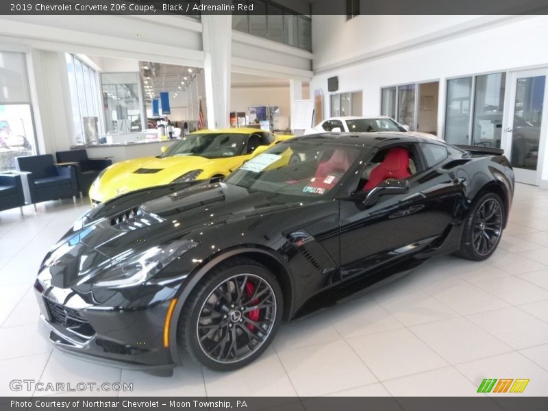 Front 3/4 View of 2019 Corvette Z06 Coupe