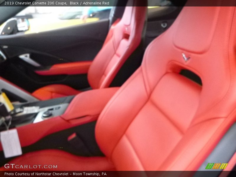 Black / Adrenaline Red 2019 Chevrolet Corvette Z06 Coupe