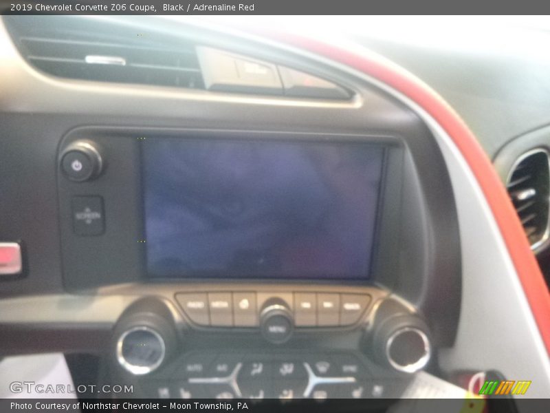 Black / Adrenaline Red 2019 Chevrolet Corvette Z06 Coupe