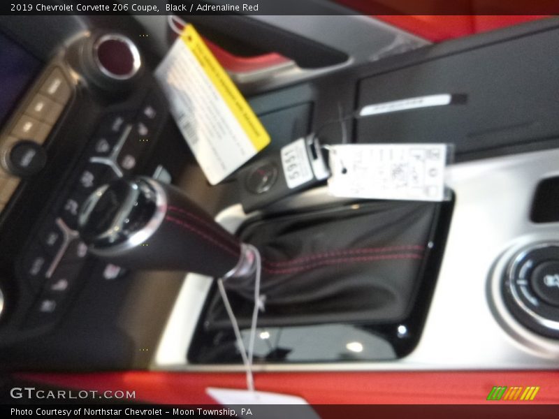 Black / Adrenaline Red 2019 Chevrolet Corvette Z06 Coupe