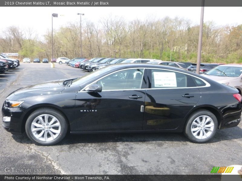 Mosaic Black Metallic / Jet Black 2019 Chevrolet Malibu LT