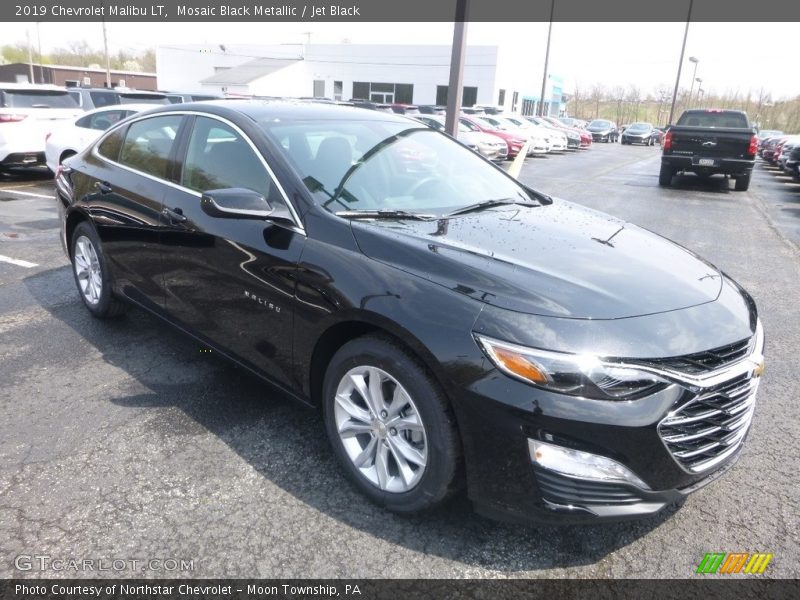 Mosaic Black Metallic / Jet Black 2019 Chevrolet Malibu LT