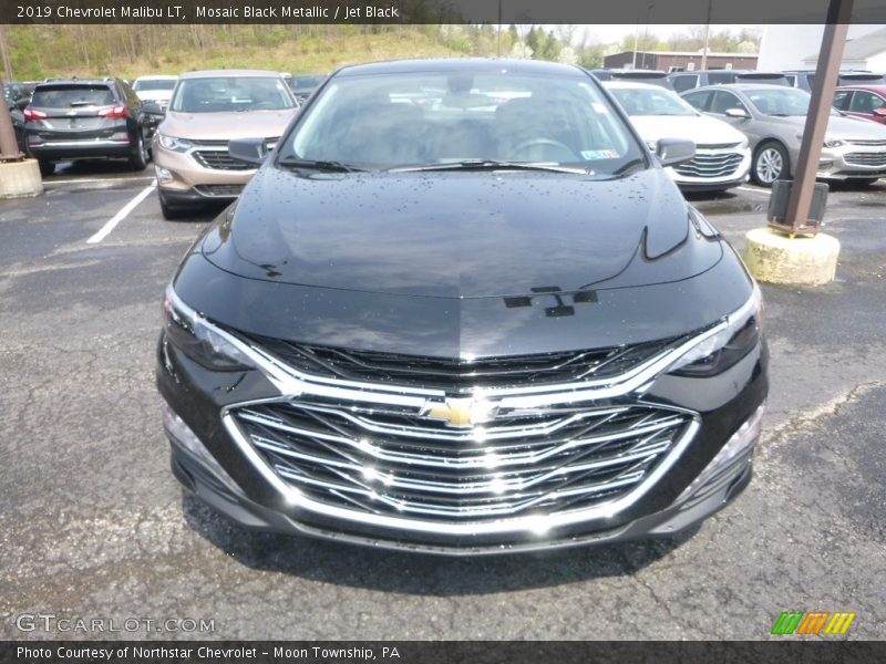Mosaic Black Metallic / Jet Black 2019 Chevrolet Malibu LT