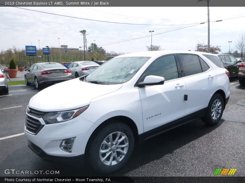 Summit White / Jet Black 2019 Chevrolet Equinox LT AWD