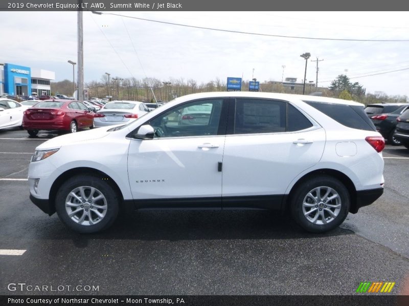 Summit White / Jet Black 2019 Chevrolet Equinox LT AWD