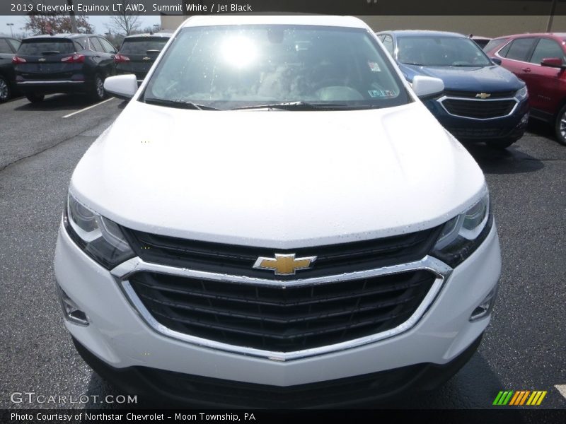 Summit White / Jet Black 2019 Chevrolet Equinox LT AWD