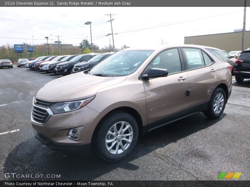 Sandy Ridge Metallic / Medium Ash Gray 2019 Chevrolet Equinox LS