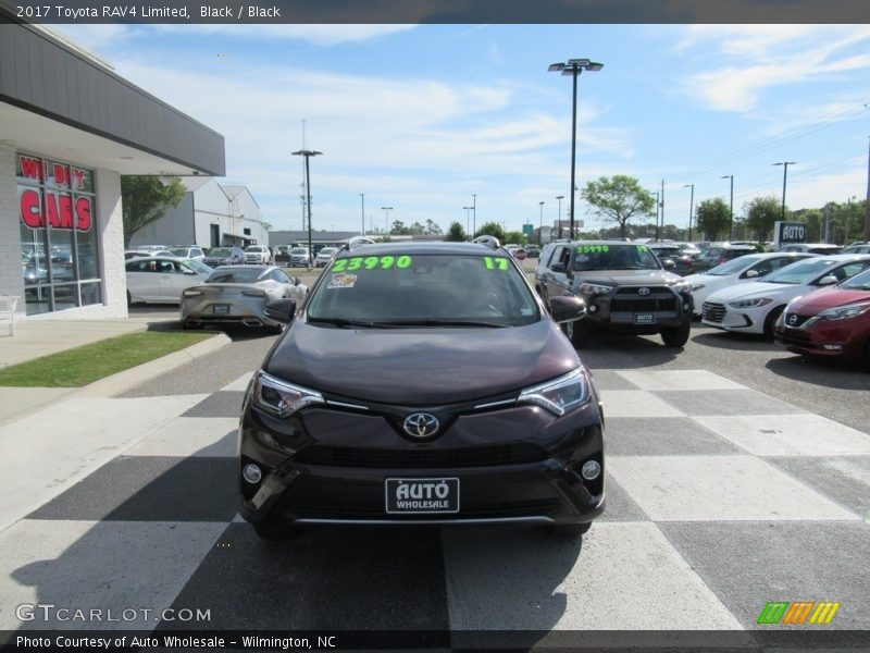 Black / Black 2017 Toyota RAV4 Limited