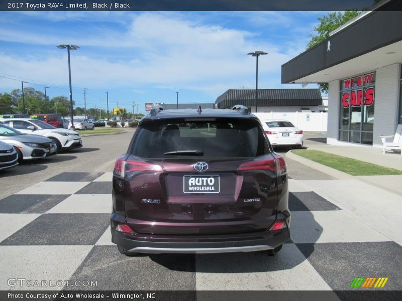 Black / Black 2017 Toyota RAV4 Limited