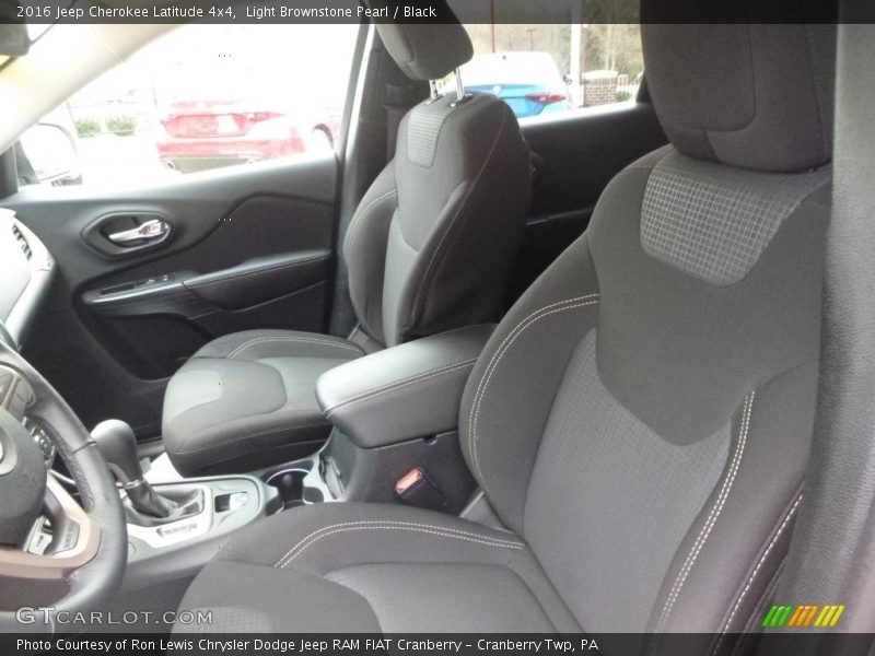 Light Brownstone Pearl / Black 2016 Jeep Cherokee Latitude 4x4