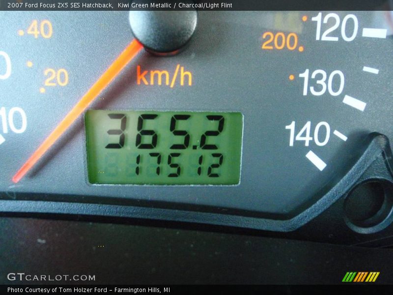 Kiwi Green Metallic / Charcoal/Light Flint 2007 Ford Focus ZX5 SES Hatchback