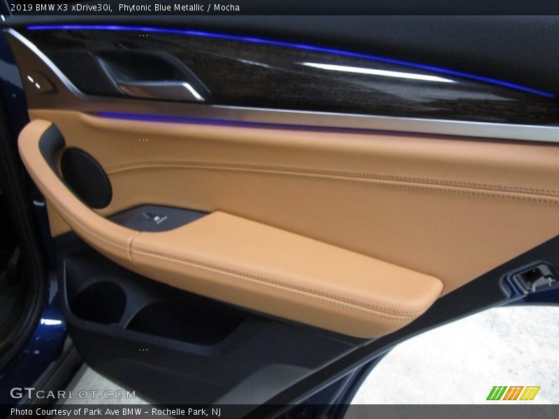 Phytonic Blue Metallic / Mocha 2019 BMW X3 xDrive30i