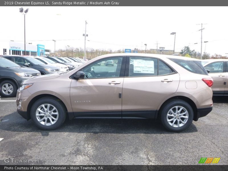 Sandy Ridge Metallic / Medium Ash Gray 2019 Chevrolet Equinox LS