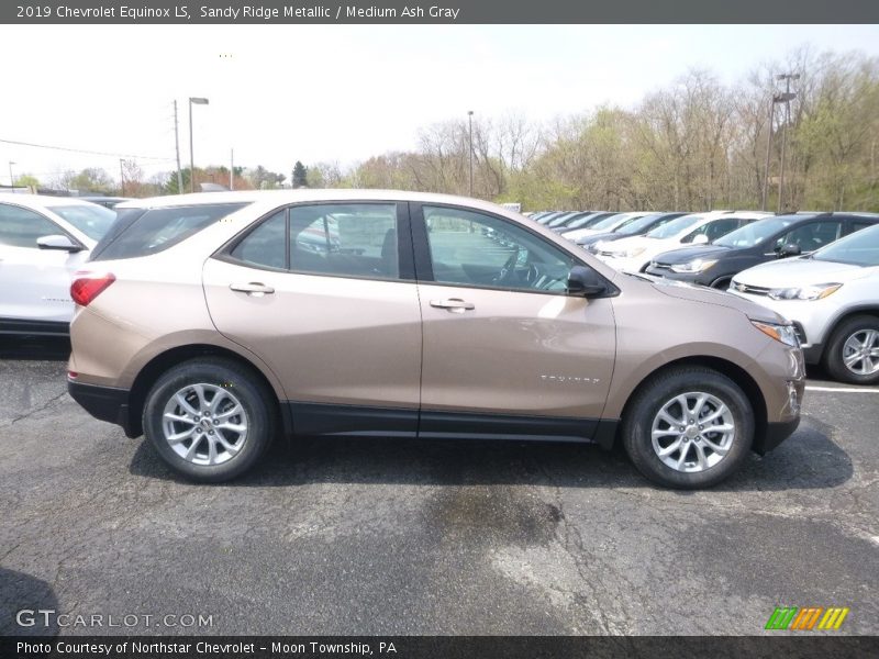 Sandy Ridge Metallic / Medium Ash Gray 2019 Chevrolet Equinox LS