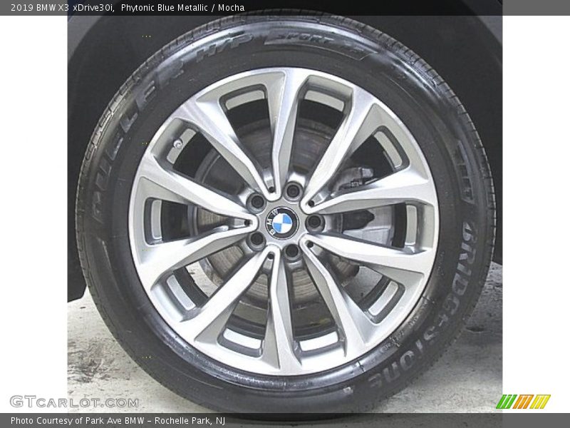 Phytonic Blue Metallic / Mocha 2019 BMW X3 xDrive30i