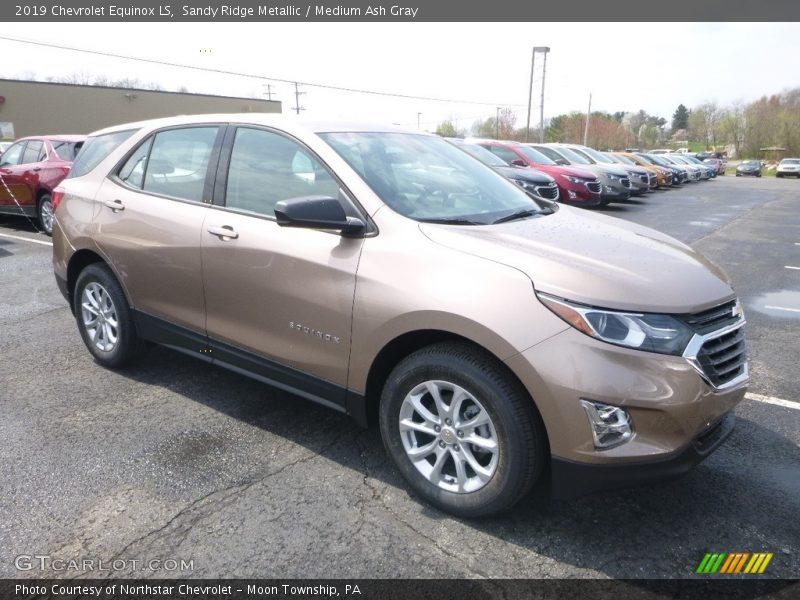 Sandy Ridge Metallic / Medium Ash Gray 2019 Chevrolet Equinox LS