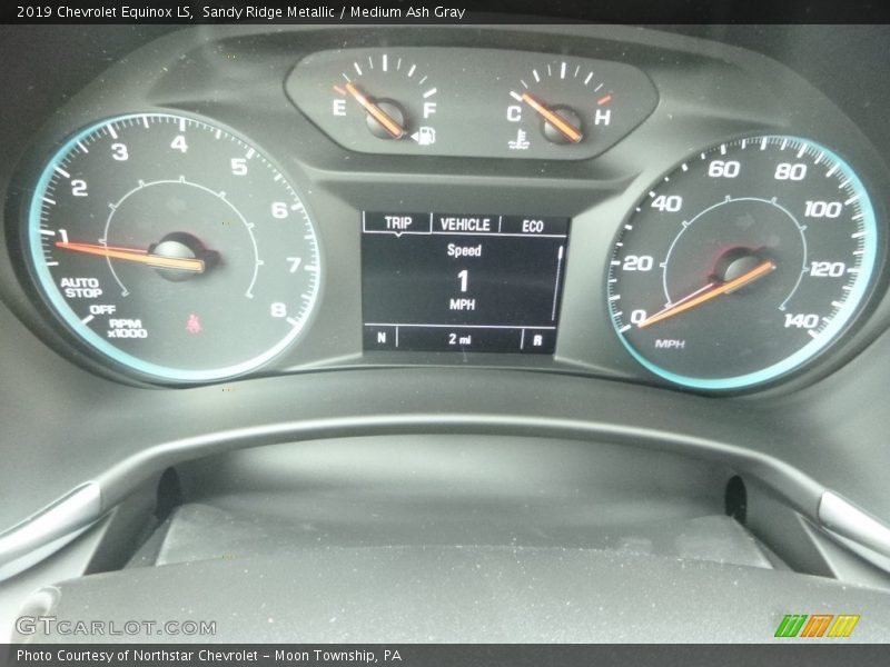 Sandy Ridge Metallic / Medium Ash Gray 2019 Chevrolet Equinox LS