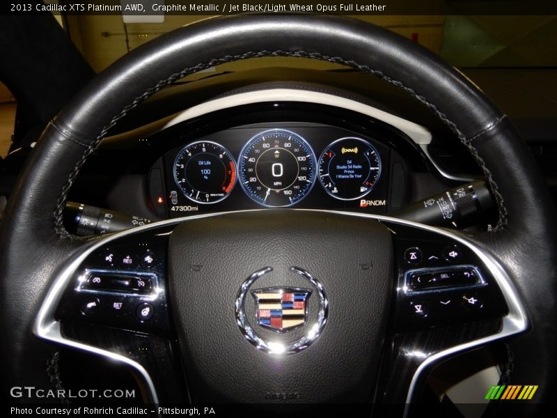 Graphite Metallic / Jet Black/Light Wheat Opus Full Leather 2013 Cadillac XTS Platinum AWD