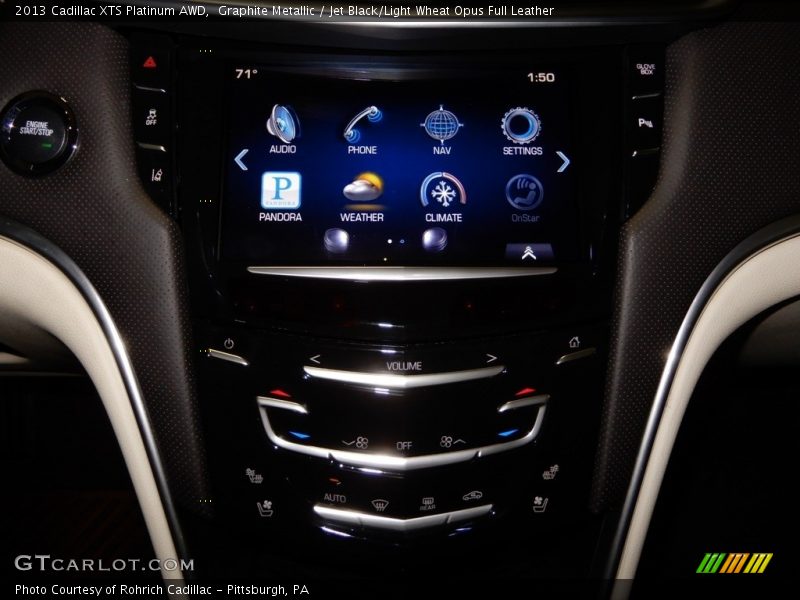 Graphite Metallic / Jet Black/Light Wheat Opus Full Leather 2013 Cadillac XTS Platinum AWD