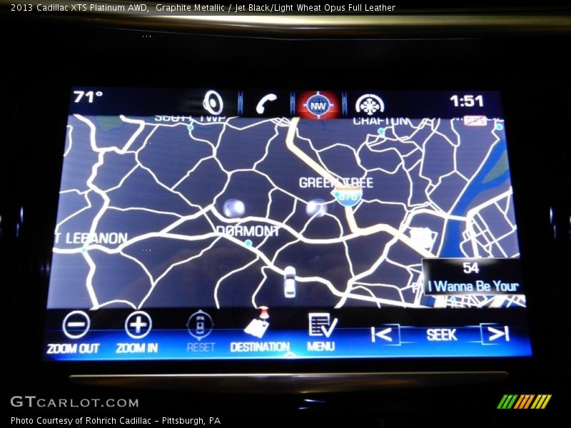 Graphite Metallic / Jet Black/Light Wheat Opus Full Leather 2013 Cadillac XTS Platinum AWD