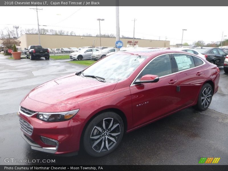 Cajun Red Tintcoat / Jet Black 2018 Chevrolet Malibu LT