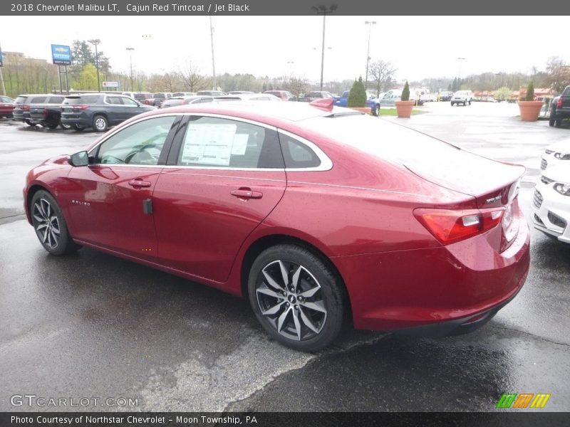 Cajun Red Tintcoat / Jet Black 2018 Chevrolet Malibu LT