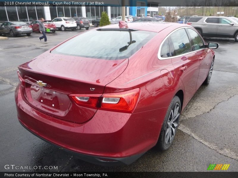 Cajun Red Tintcoat / Jet Black 2018 Chevrolet Malibu LT