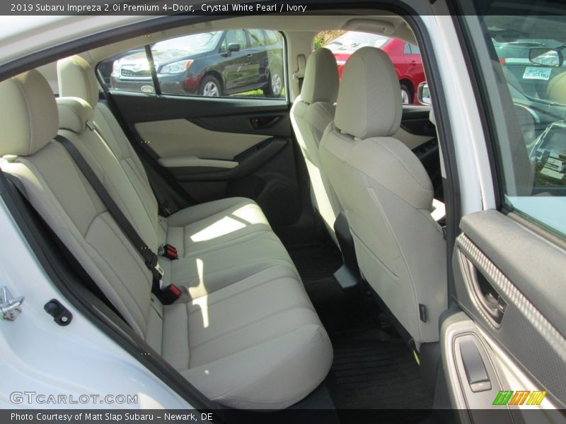 Crystal White Pearl / Ivory 2019 Subaru Impreza 2.0i Premium 4-Door
