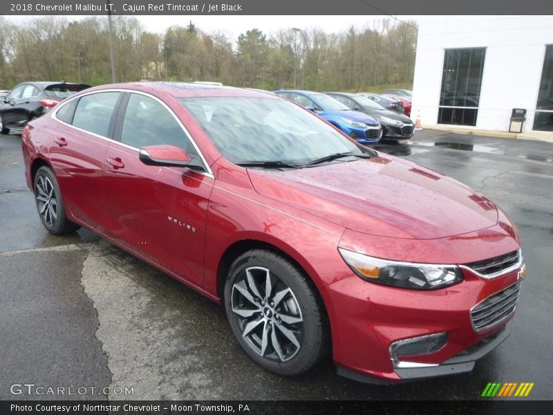 Cajun Red Tintcoat / Jet Black 2018 Chevrolet Malibu LT