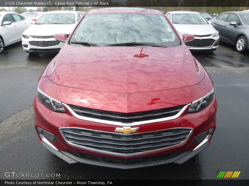 Cajun Red Tintcoat / Jet Black 2018 Chevrolet Malibu LT