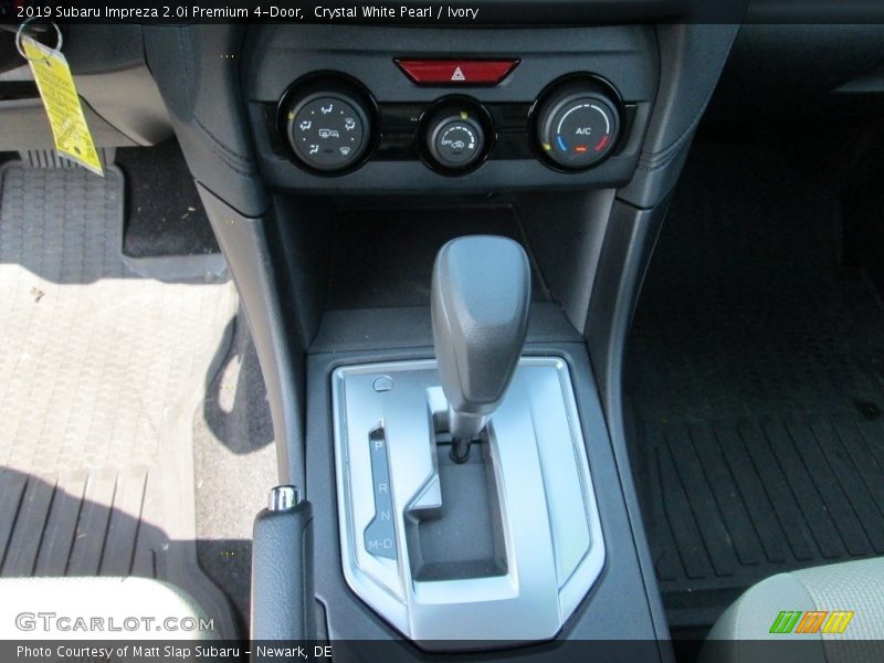 Crystal White Pearl / Ivory 2019 Subaru Impreza 2.0i Premium 4-Door
