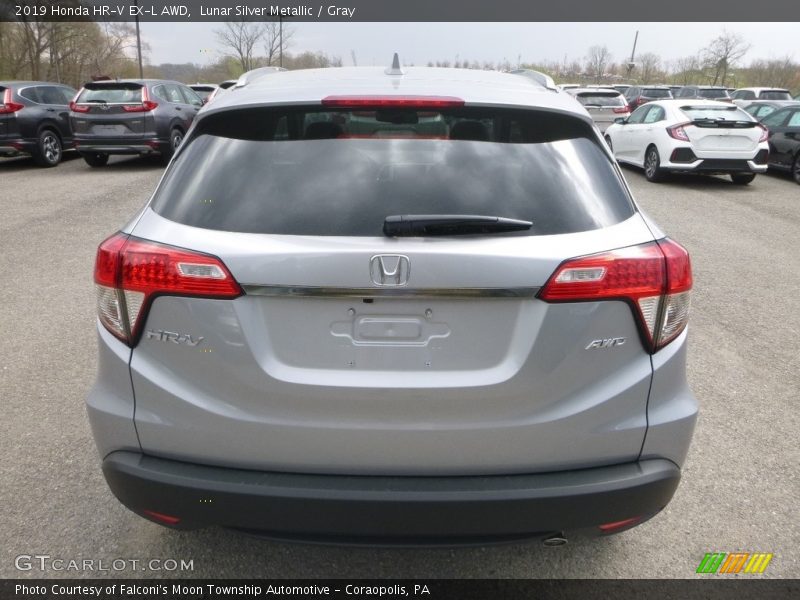 Lunar Silver Metallic / Gray 2019 Honda HR-V EX-L AWD
