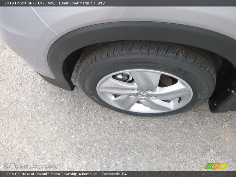 Lunar Silver Metallic / Gray 2019 Honda HR-V EX-L AWD
