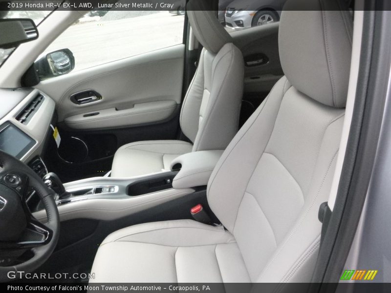 Lunar Silver Metallic / Gray 2019 Honda HR-V EX-L AWD
