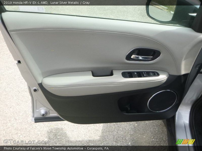 Lunar Silver Metallic / Gray 2019 Honda HR-V EX-L AWD