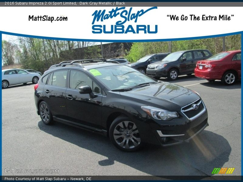 Dark Gray Metallic / Black 2016 Subaru Impreza 2.0i Sport Limited