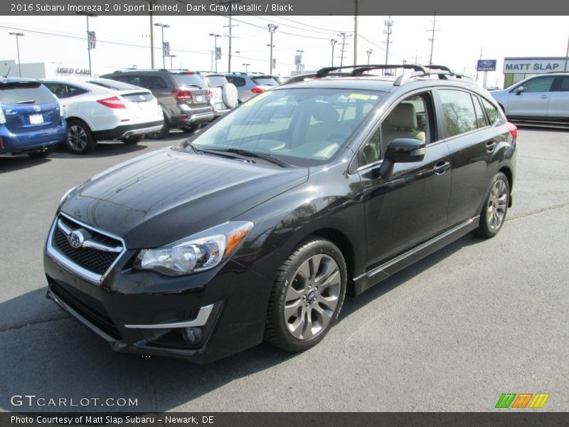 Dark Gray Metallic / Black 2016 Subaru Impreza 2.0i Sport Limited