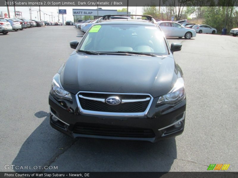 Dark Gray Metallic / Black 2016 Subaru Impreza 2.0i Sport Limited