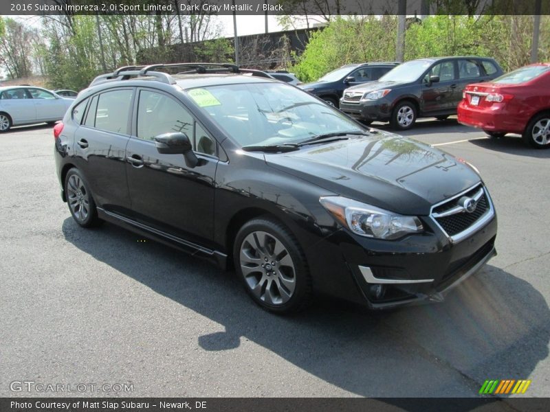 Dark Gray Metallic / Black 2016 Subaru Impreza 2.0i Sport Limited
