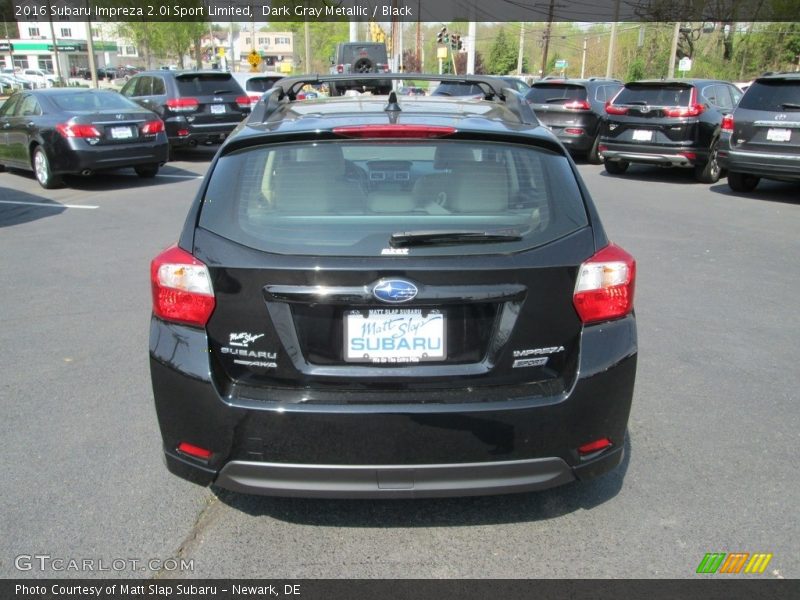 Dark Gray Metallic / Black 2016 Subaru Impreza 2.0i Sport Limited